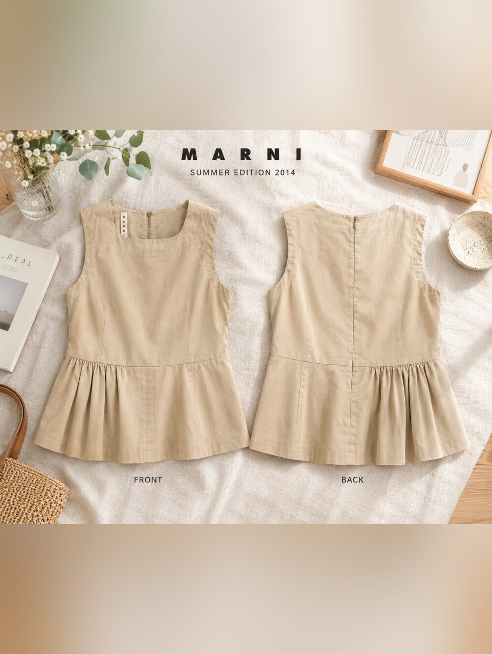 Marni Summer Edition 2014 Peplum Top – Timeless Minimalism